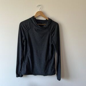 Danskin Now Long Sleeve Charcoal Hoodie